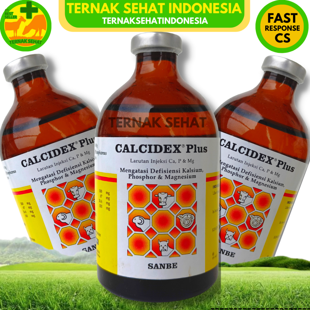 Jual Calcidex Plus Ml Obat Lumpuh Kekurangan Kalsium Fosfor