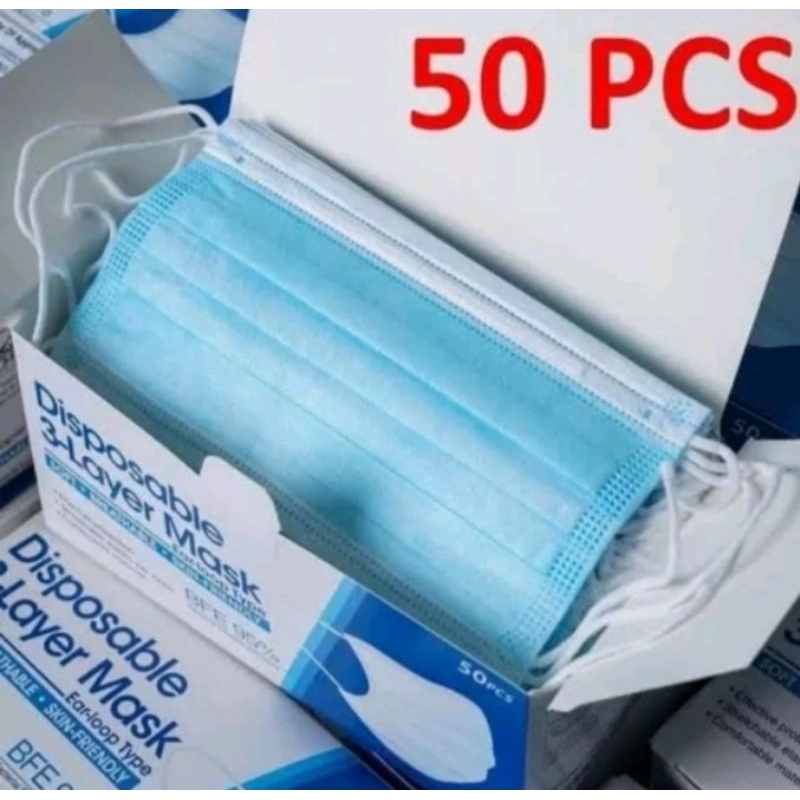 Jual Masker 3 Ply 50 Pcs | Shopee Indonesia