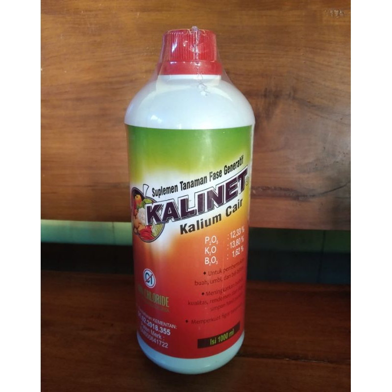 Jual Kalinet 1 Liter Pupuk Kalium Cair Pembuahan Generatif Tanaman