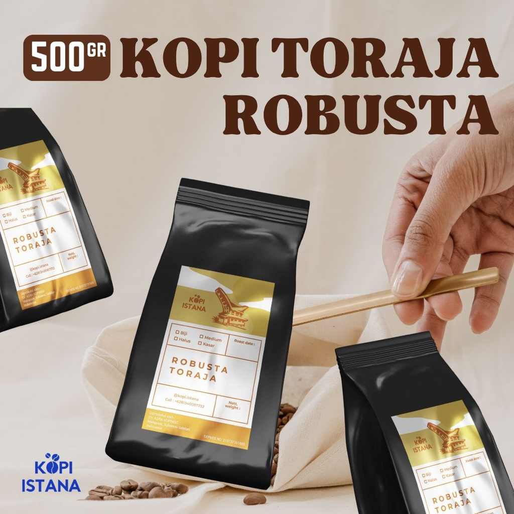 Jual 500gr Kopi Toraja Robusta Kopi Robusta Arabika Kopi Asli