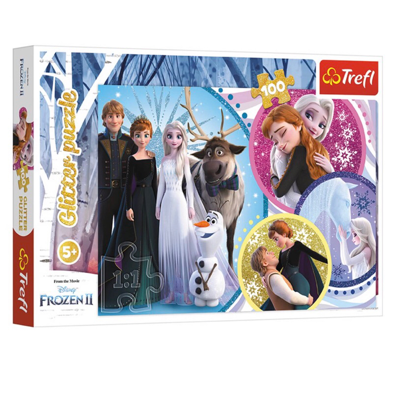 Jual Trefl Disney Frozen II Glitter Puzzle 100 Pieces | Shopee Indonesia