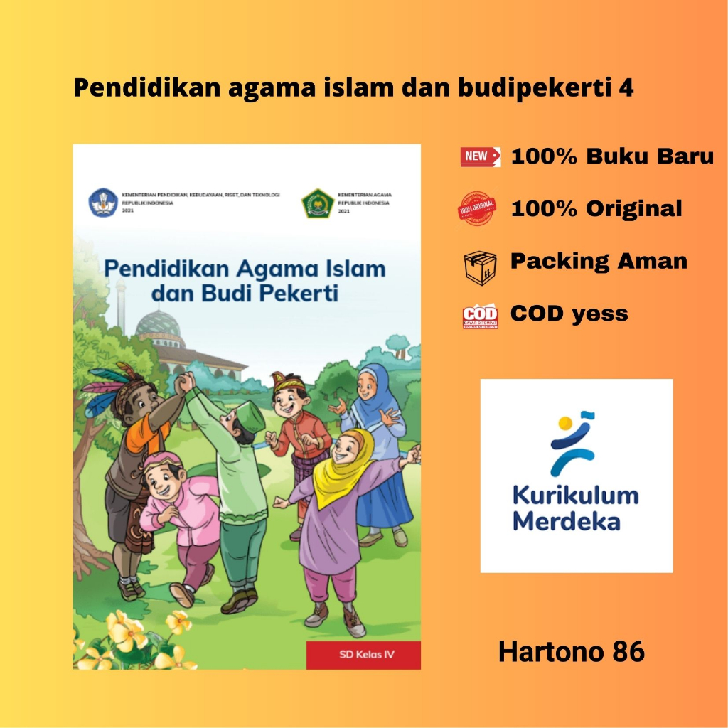 Jual Buku Siswa Pendidikan Agama Islam Dan Budi Pekerti PAI Kelas 4 SD ...