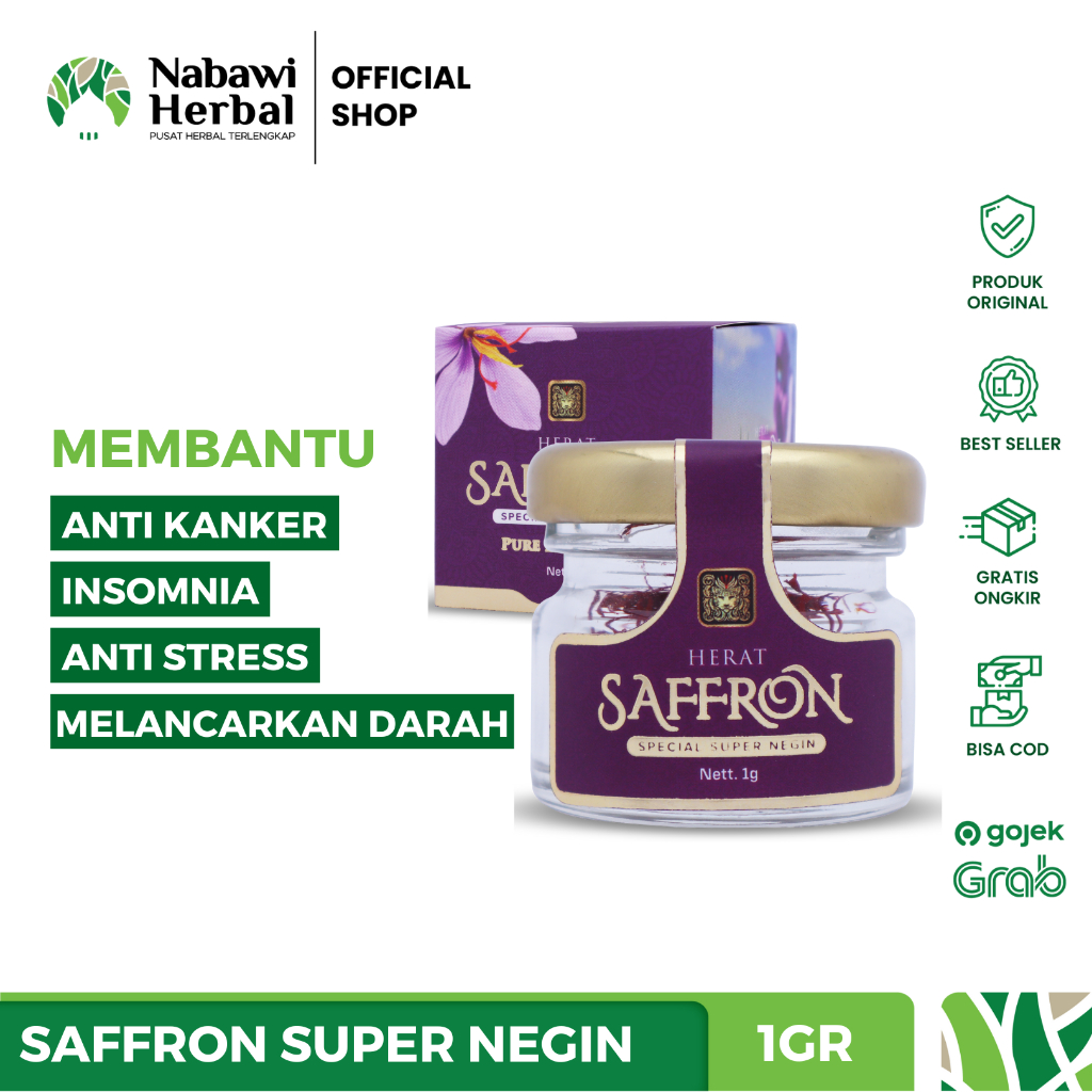 Jual HERAT SAFFRON Saffron Super Negin 1gr 100 Original Shopee