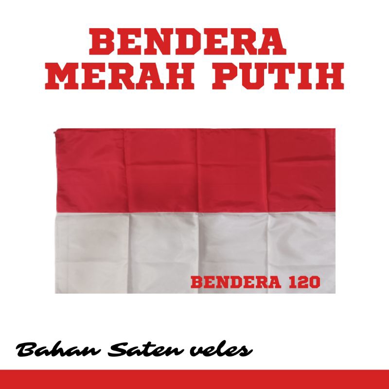 Jual Bendera Merah Putih Indonesia Sangsaka Bahan Saten Peles Untuk HUT Kemerdekaan Upacara