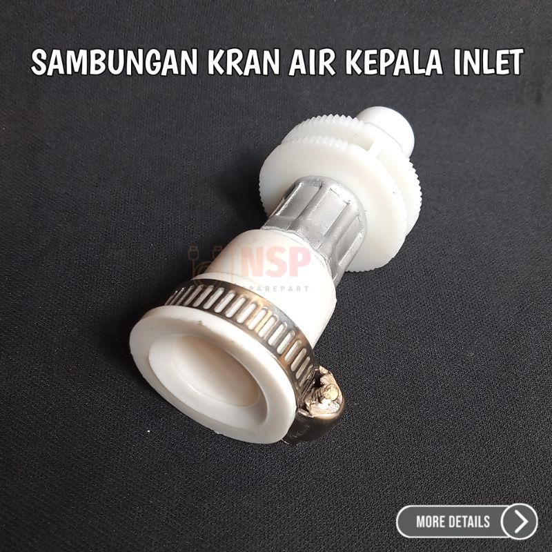 Jual Kepala Inlet Klem Selang Konektor Kran Sambungan Air Mesin Cuci