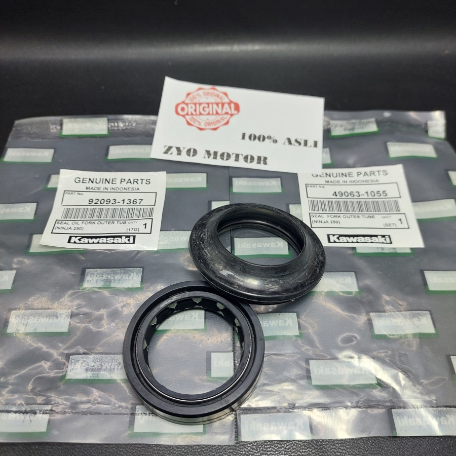 Jual SEAL SHOCK DEPAN NINJA 250 FI ORIGINAL 100 KAWASAKI NINJA 250
