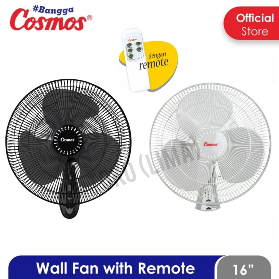 Jual Cosmos 16 WFGR/WFCR - kipas Angin Wall Fan 16 inch Remote - Kipas ...