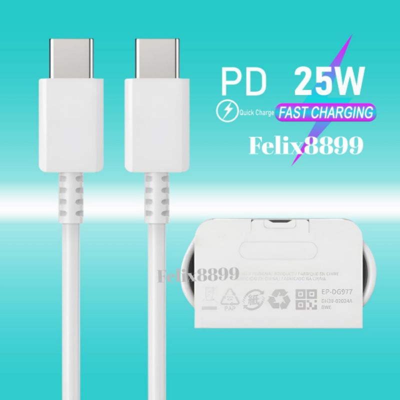 Charger Samsung Galaxy S21 Plus 5G S21+ 5G S21 fe 5G S21 Ultra 5G 45W 25W  Super Fast Charging USB C To C