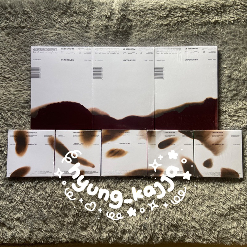 Jual [READY] Album SEALED LE SSERAFIM UNFORGIVEN 3rd Mini Lesserafim ...