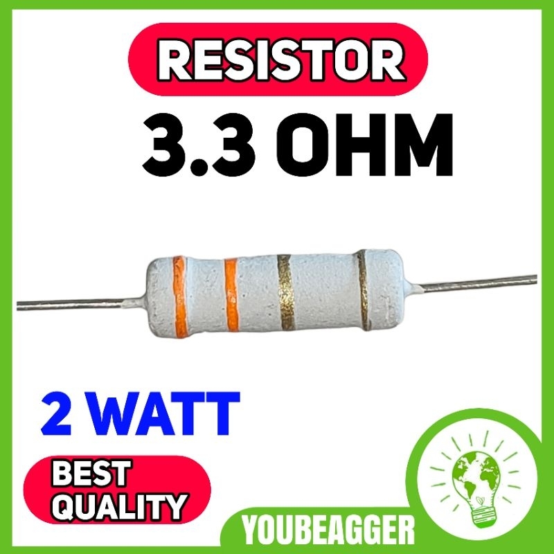 Resistor 3.3 ohm – 2W
