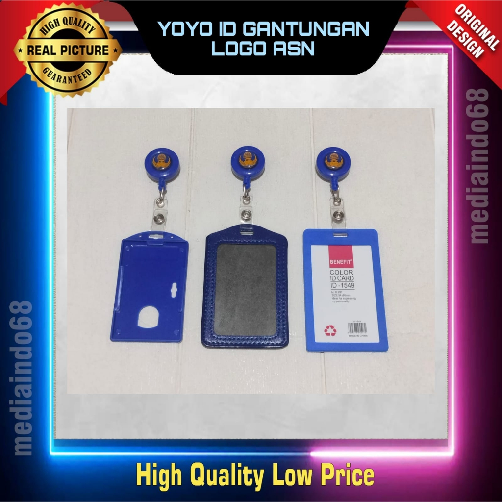 Jual Yoyo Id Logo Korpri Asn Card Holder Paket Murah Shopee Indonesia