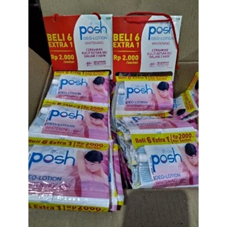 Jual Posh Deo lotion sachet harga per Renteng