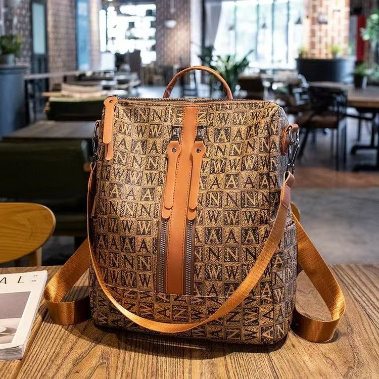 Jual TAS RANSEL GENDONG KEKINIAN MODIS TERBARU MOTIF WAN MK BAHAN KULIT ...