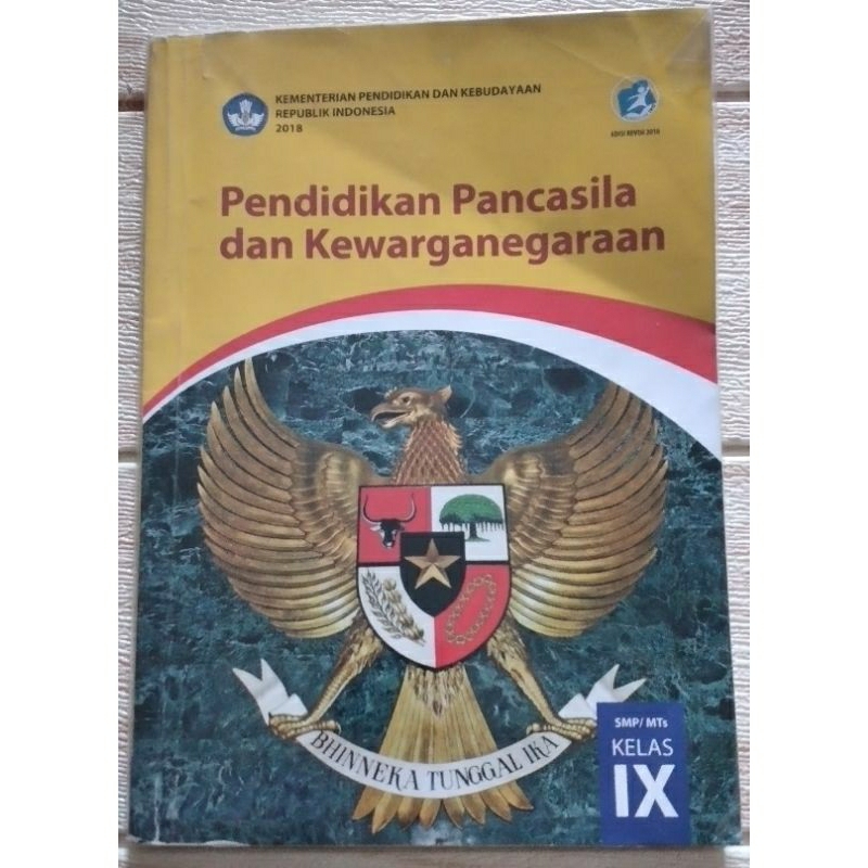 Jual Buku PPKn Pendidikan Pancasila Dan Kewarganegaraan Kelas 9 (Second ...