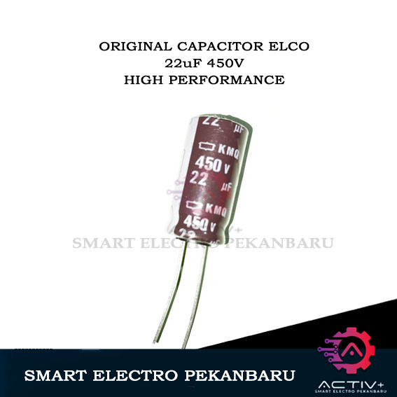  Jual ORIGINAL CAPACITOR ELCO 22uF 450V KAPASITOR ELKO 22 uF 450 V Elco Motiv 
