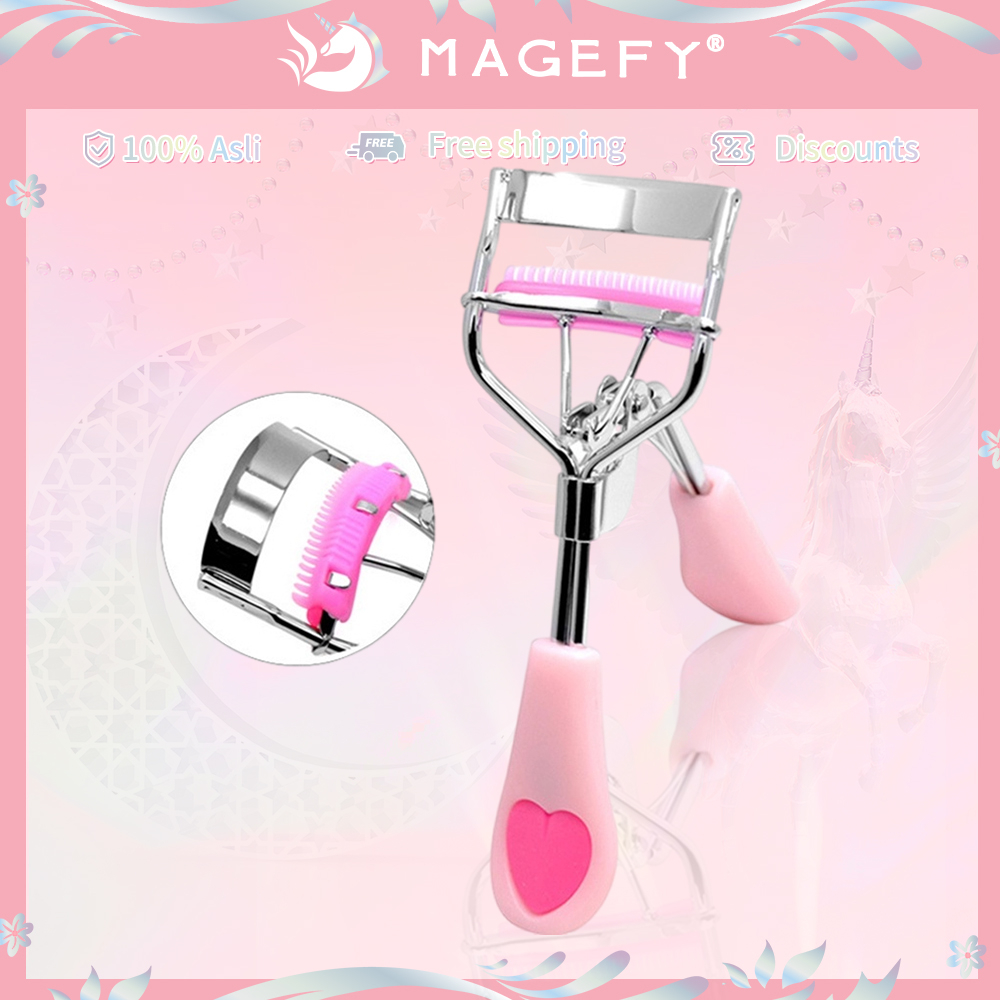 Jual Magefy Penjepit Bulu Mata Pengeriting Alami Eyelash Curler Lasting Curl Portable Makeup