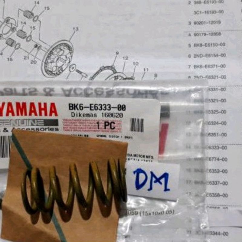 Jual spring per rumah kampas kopling new R 15 R15 VVA V3 Mt 15 Vixion R