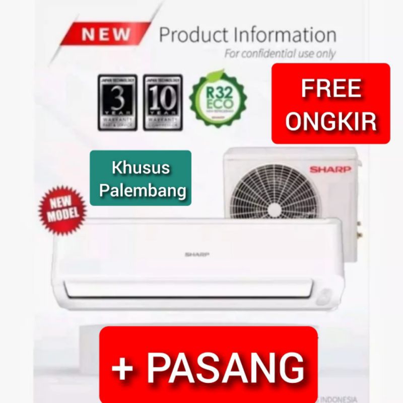 Jual Ac Setengah Pk Pk Aha Bey Zcy Sharp Garansi Tahun Pasang