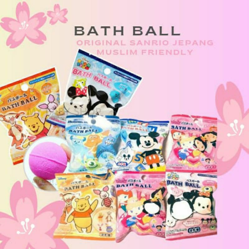 Jual Bath Ball Bomb Sanrio Isi mainan - Bola Sabun Buih Bath Tub ...