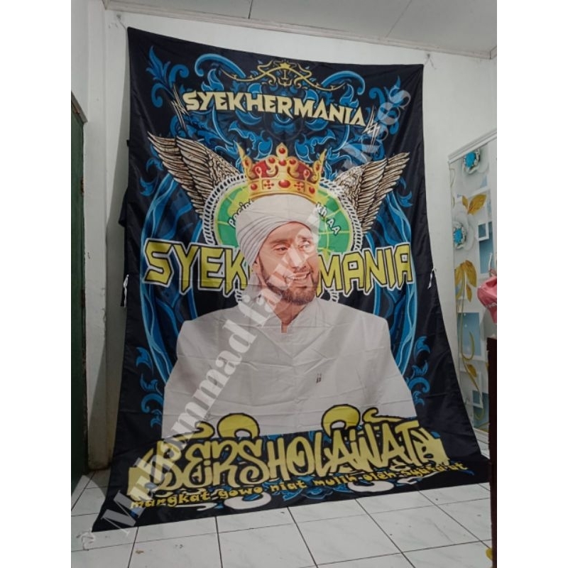 Jual Bendera SYEKHERMANIA Spanduk Full Printing Ukuran Besar | Shopee ...