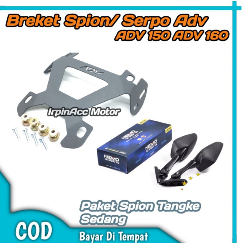 Jual Bracket Spion Adv Breket Spion Honda Adv Spion R Spion Ninja Shopee Indonesia