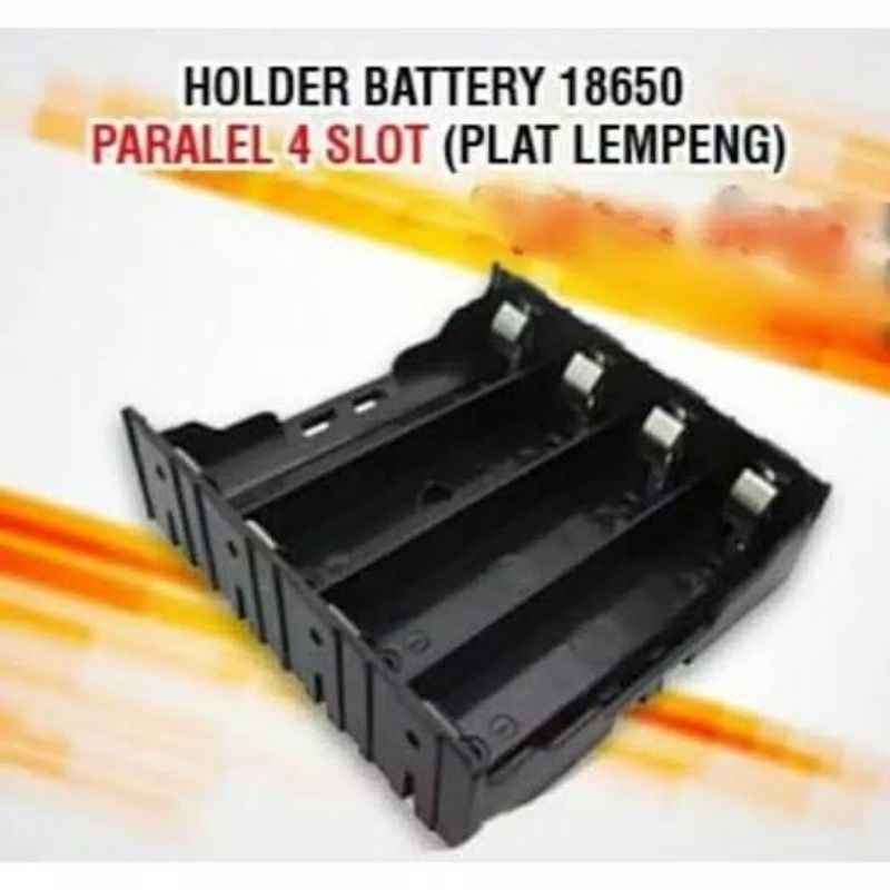 Jual Kotak Baterai 18650 Tempat Baterai Holder 4 Slot | Shopee Indonesia