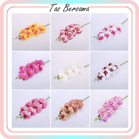 Jual Bunga Anggrek Premium Orchid Flower Real Touch Hiasan Dekorasi ...