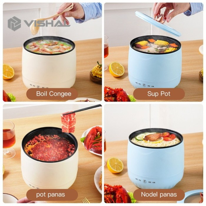 Jual Vishal Panci Listrik multifungsi / rice cooker / panci mie /wajan ...