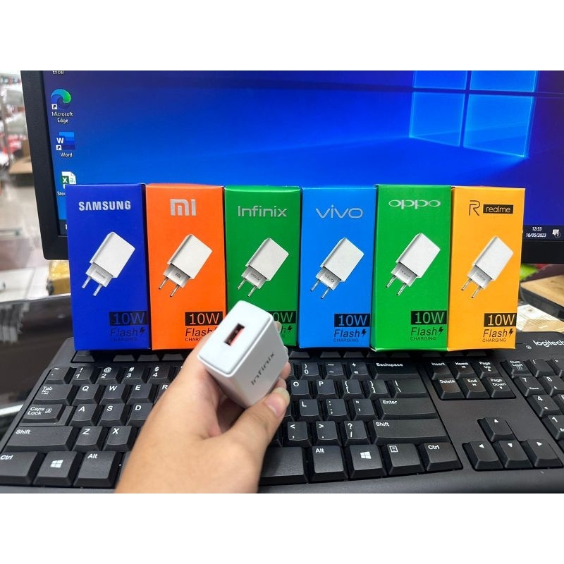 Jual Adapter Charger Vivo 10w Kepala Charger Casan Vivo 10w 1usb