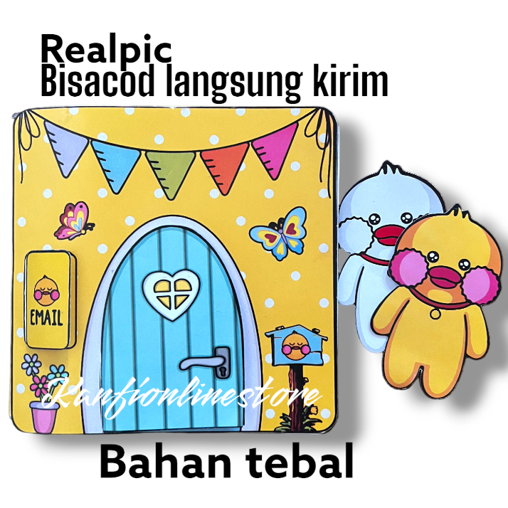 Jual Paper Duck Viral Mainan Bebek Kertas Edukatif Paper Doll Quite Book Shopee Indonesia 2151