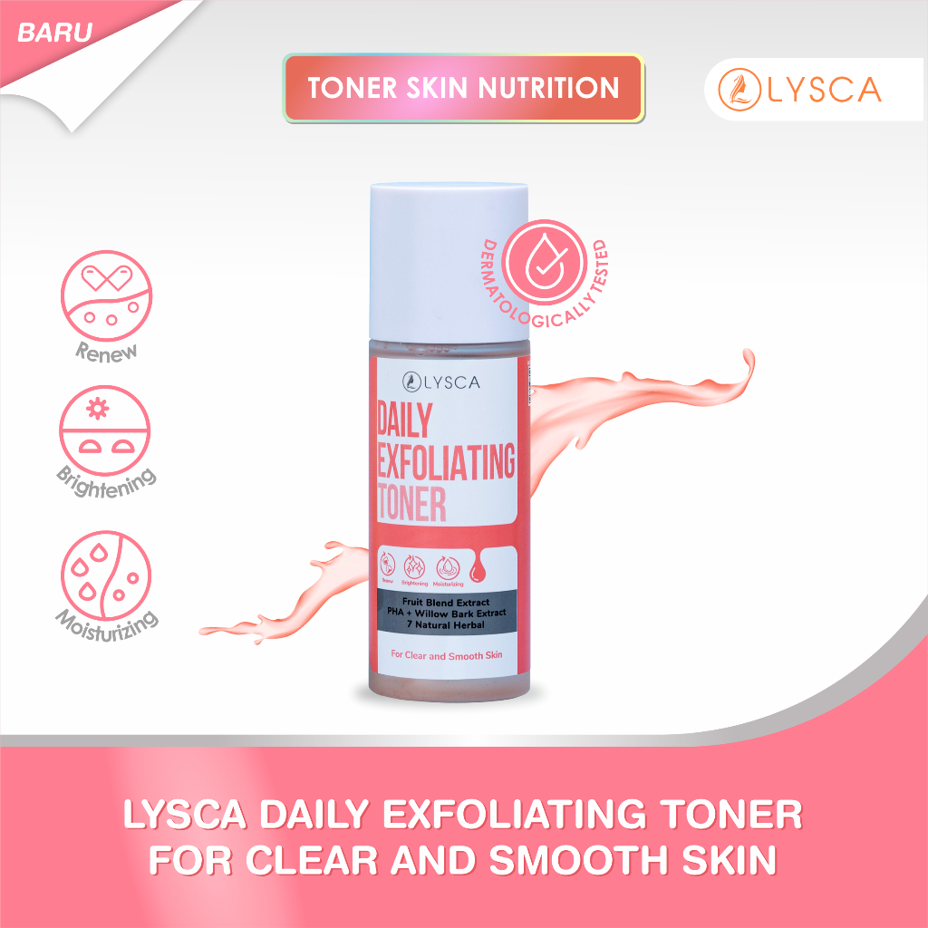 Jual LYSCA Daily Exfoliating Toner for Clear and Smooth Skin Shopee