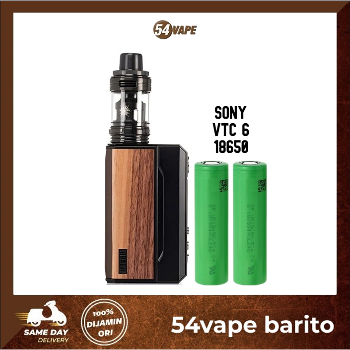 Jual Voopoo Drag 4 Kit Mod 177w Authentic + Battery Sony VTC 6 18650 ...