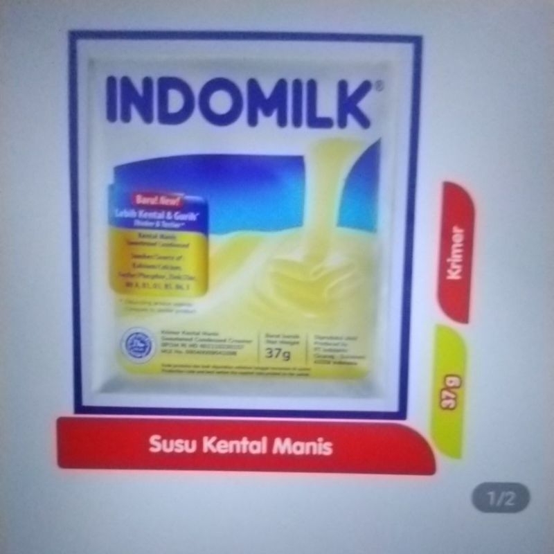 Jual Susu kental manis indomilk sachet isi 6 Shopee Indonesia