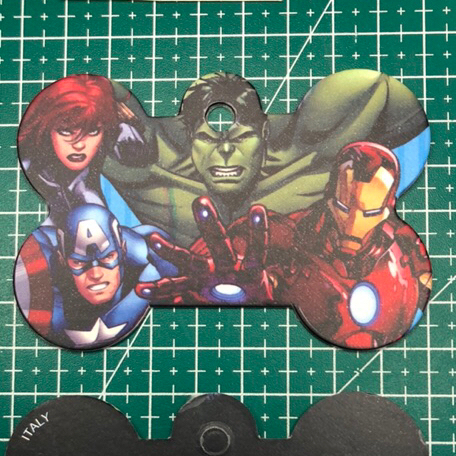 Jual MARVEL Avengers Multi Hero TAG DOUBLE SIDE SUPER PREMIUM CO 1X DI ...