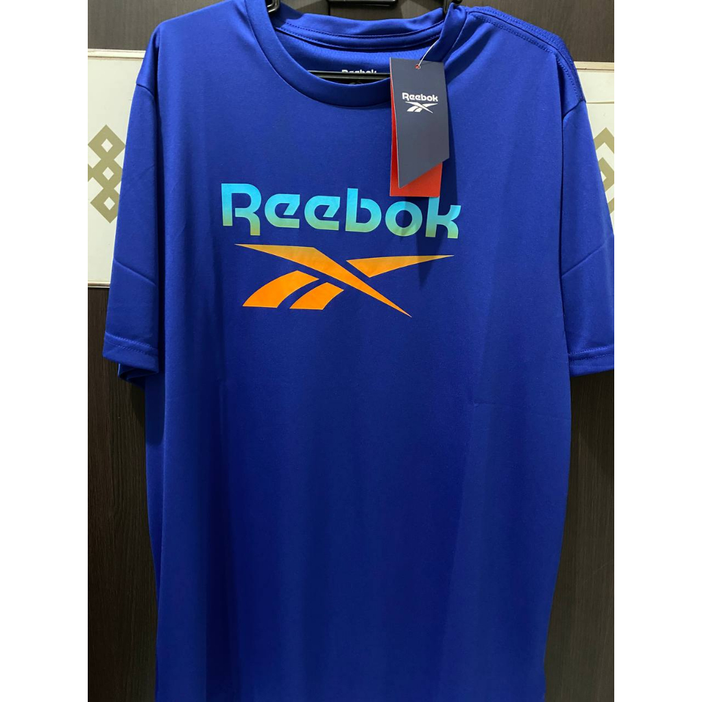 Jual kaos reebok M L biru [ORIGINAL] | Shopee Indonesia