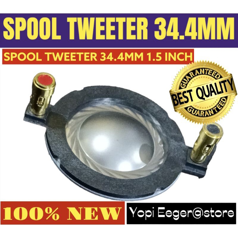 Jual SPOOL TWEETER 34.4MM SPOOL DRIVER TWEETER UKURAN 1.5 INCH SPOOL ...