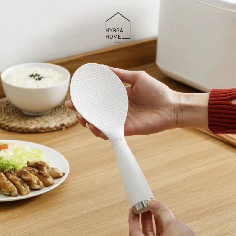 Jual Hygga Home Standing Rice Spoon Centong Nasi Berdiri Anti Lengket ...