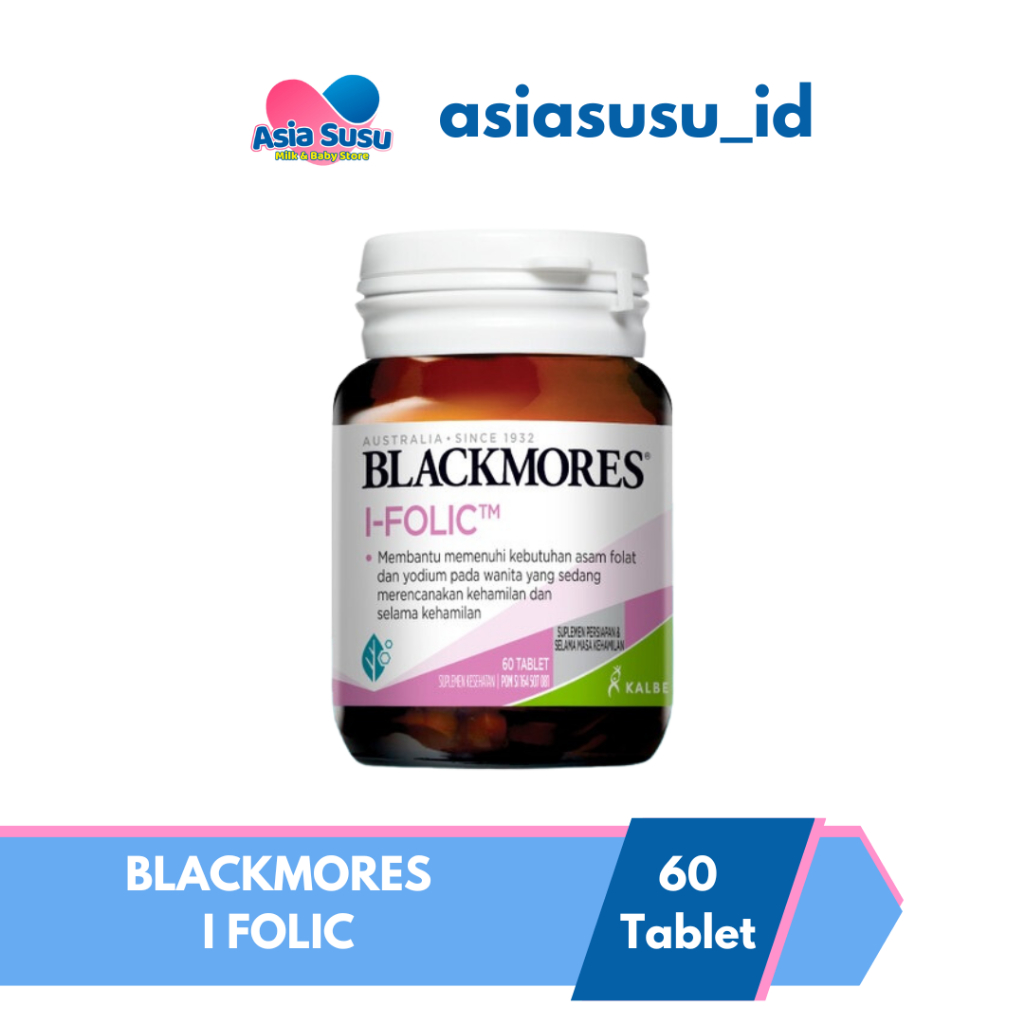 Jual BLACKMORES I-FOLIC 60 TABLET ASAM FOLAT YODIUM | Shopee Indonesia