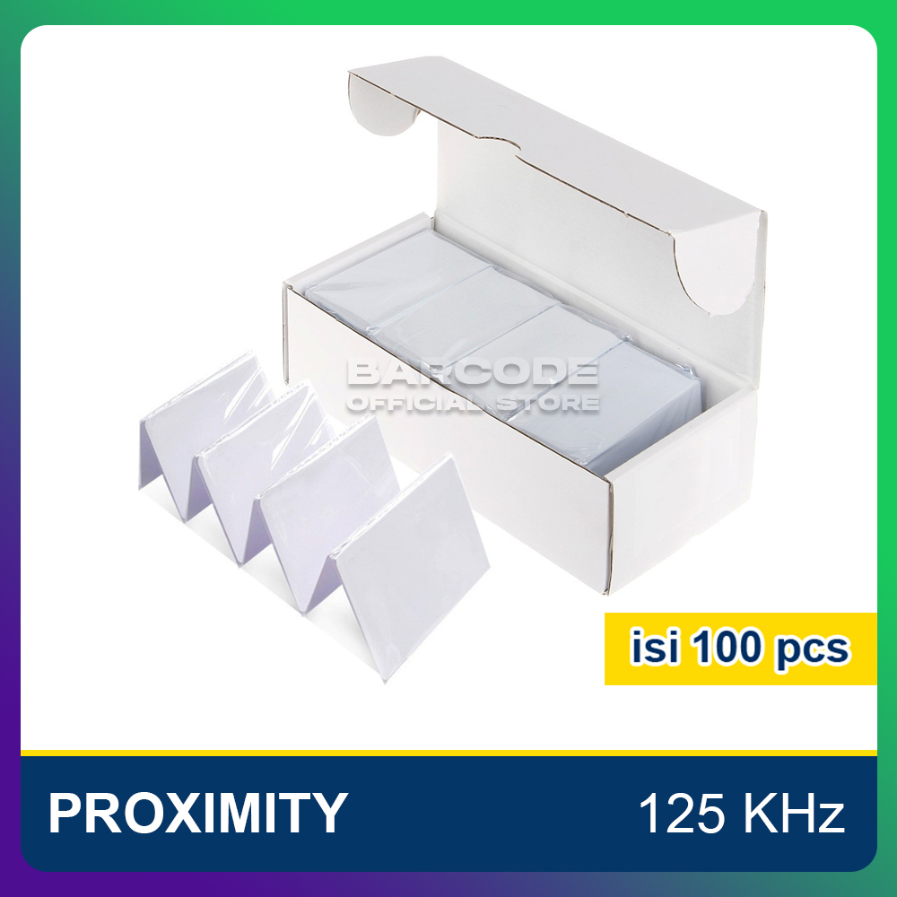 Jual 1 Pack Proximity 125 KHz Kartu RFID PVC ID Polos Blank Card 125KHz ...