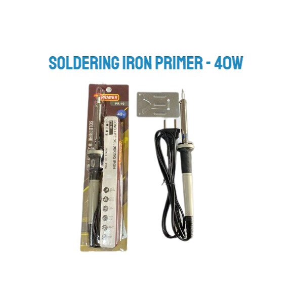 Jual SOLDERING IRON STAR PRIMER PR-40W SOLDER IRON PRIMER STAR | Shopee ...