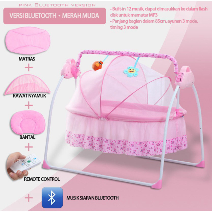 Jual Ready Ayunan Bayi Elektrik Otomatis kendali jarak jauh Start