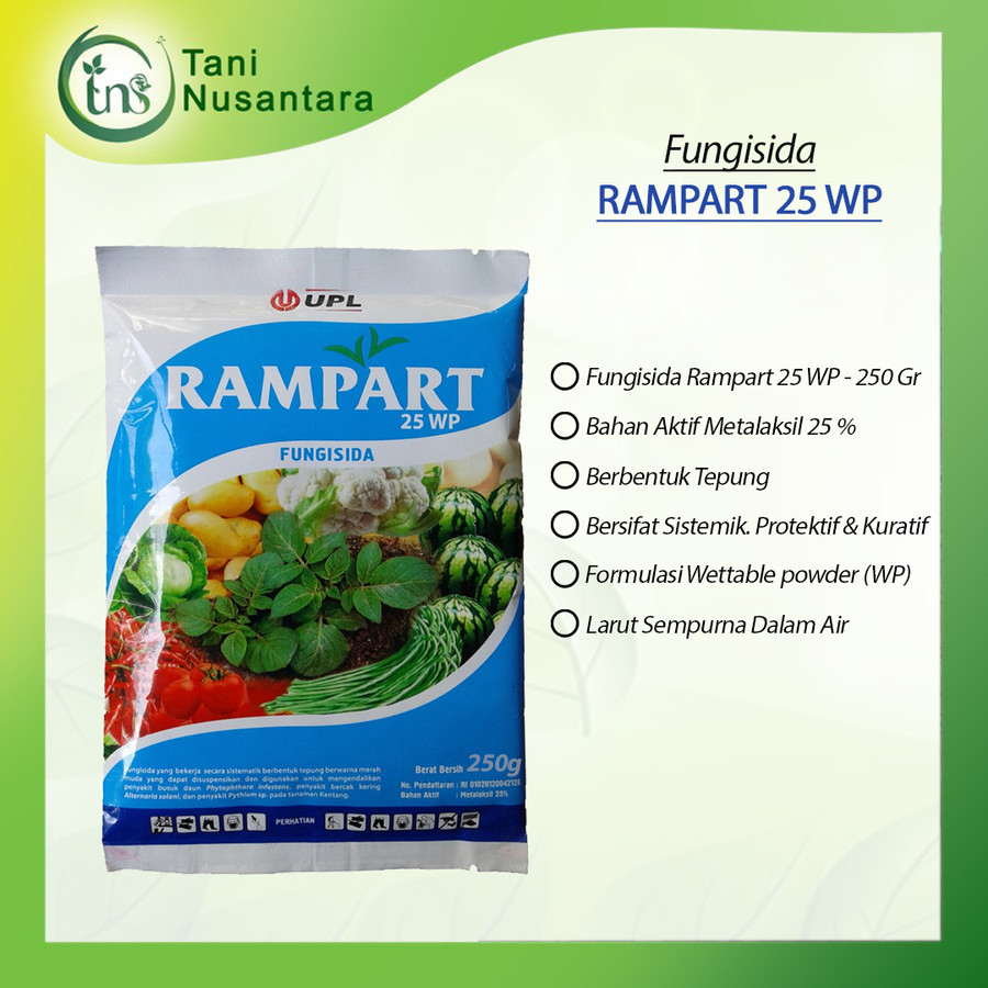 Jual Obat Pertanian Pembunuh Jamur Fungisida Rampart Wp Gr