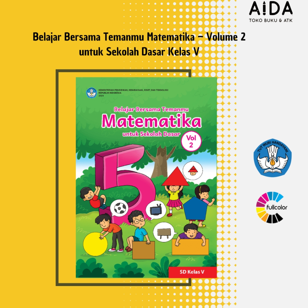 Jual Buku Pendidikan Kurikulum Merdeka SD Matematika Kelas 5 Volume 2 ...