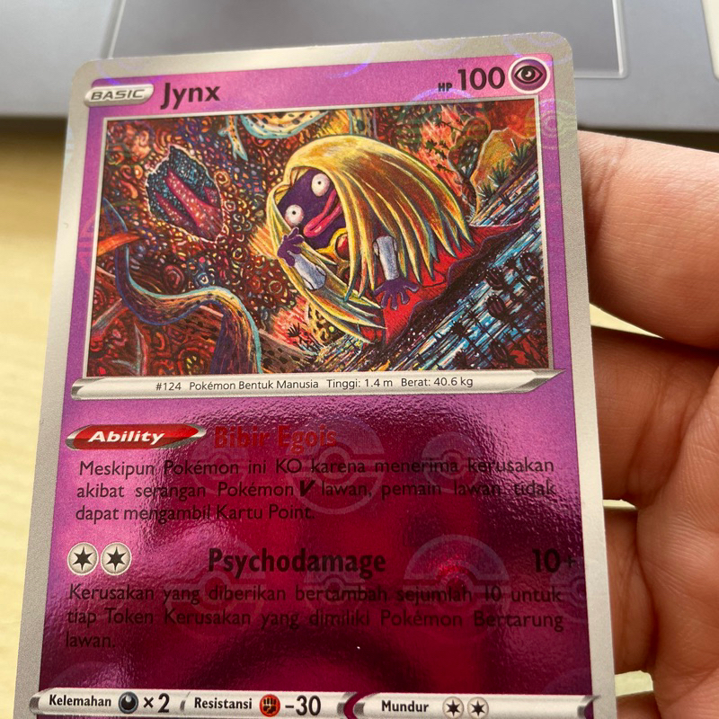 Jual Jynx U S11a Holo 034/068 Pokemon TCG | Shopee Indonesia