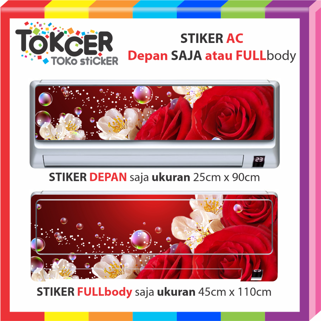 Jual STIKER AC LAMINATING GLOSSY untuk Depan Saja atau FullBODY ...