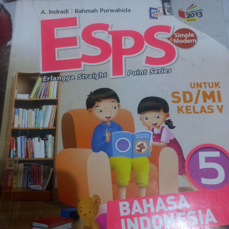Jual BUKU BEKAS ESPS BAHASA INDONESIA KELAS 5 KURIKULUM 2013 REVISI ...