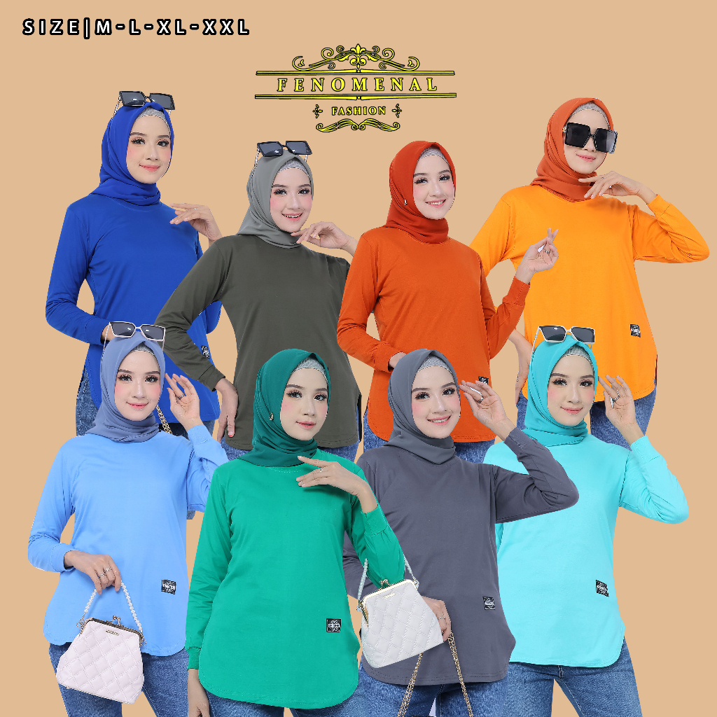 Jual TERLARIS Atasan Wanita Kekinian Fashion Wanita Kaos Lengan