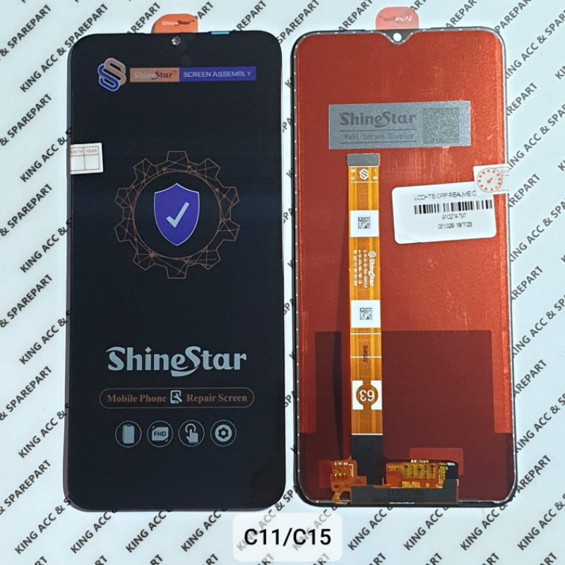 Jual Lcd Touchscreen Fullset Oppo Realme C11 2020 C12 C15 A15 Black Shinestar Shopee 1805