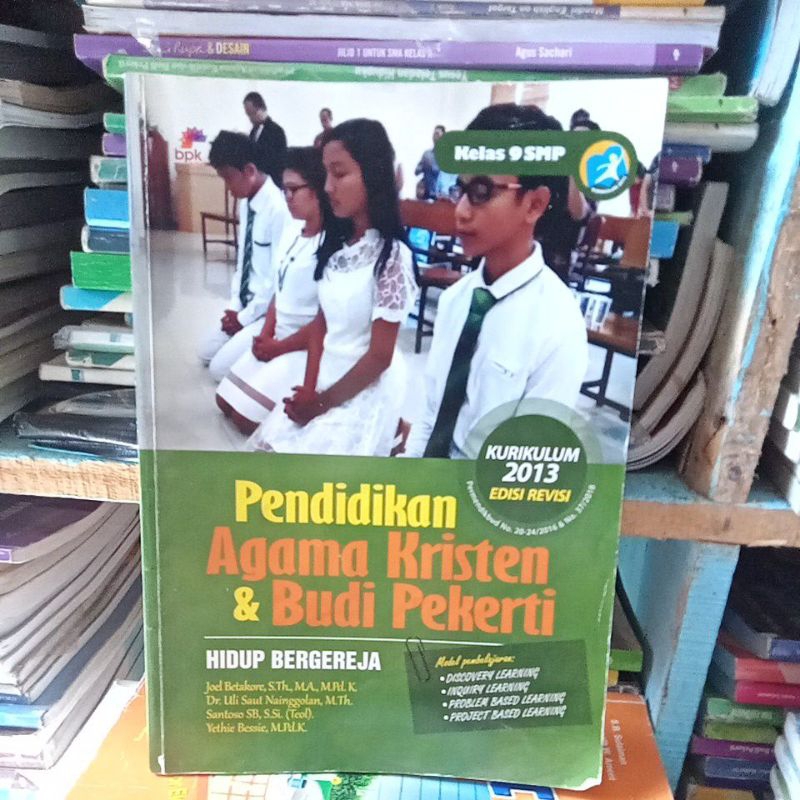 Jual Buku Pendidikan Agama Kristen Dan Budi Pekerti Untuk Kelas 9 Penerbit Bpk Gunung Mulia