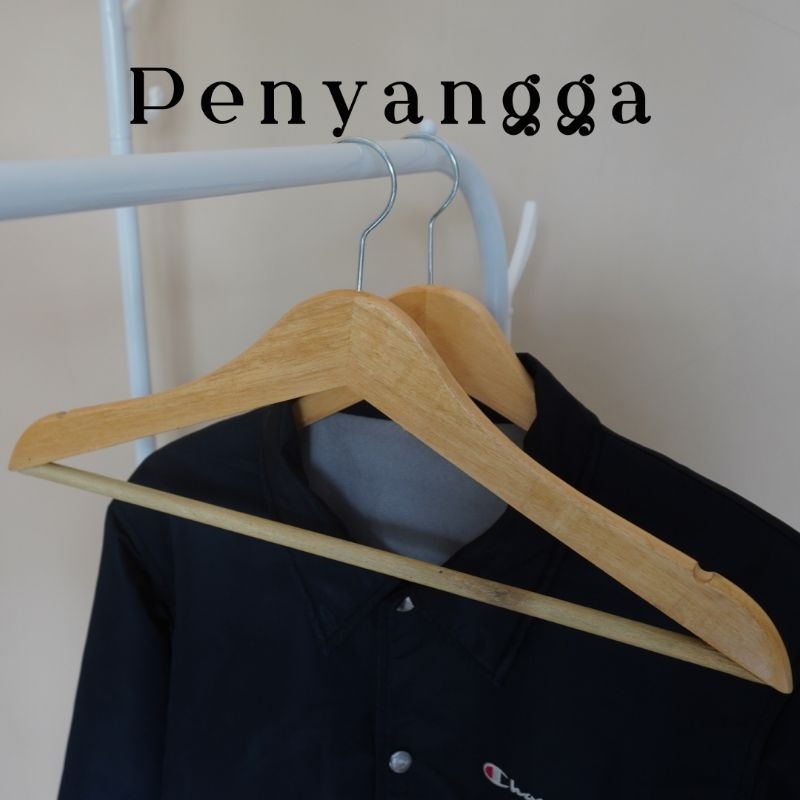 Jual Hanger Kayu Dewasa Gantungan Baju Toko Hanger Toko Shopee